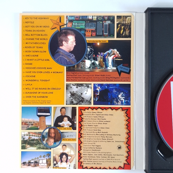 Eric Clapton Live Concert DVD Lot (3) - Picture 5 of 16